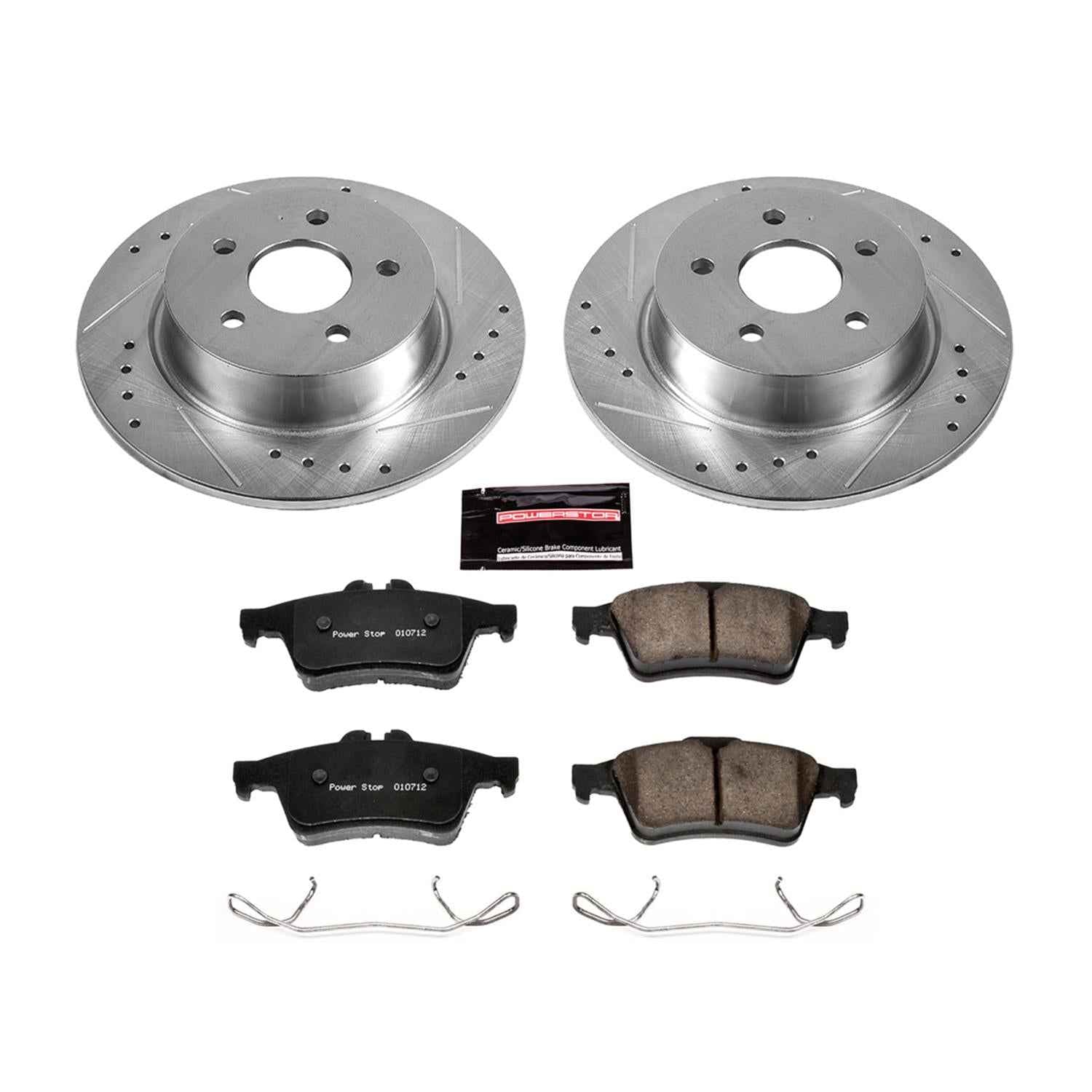 PowerStop Z23 Evolution Sport Brake Upgrade Kits for 2013-2018 C-MAX, 2013-2016 ESCAPE, 2014-2018 TRANSIT CONNECT - K6398