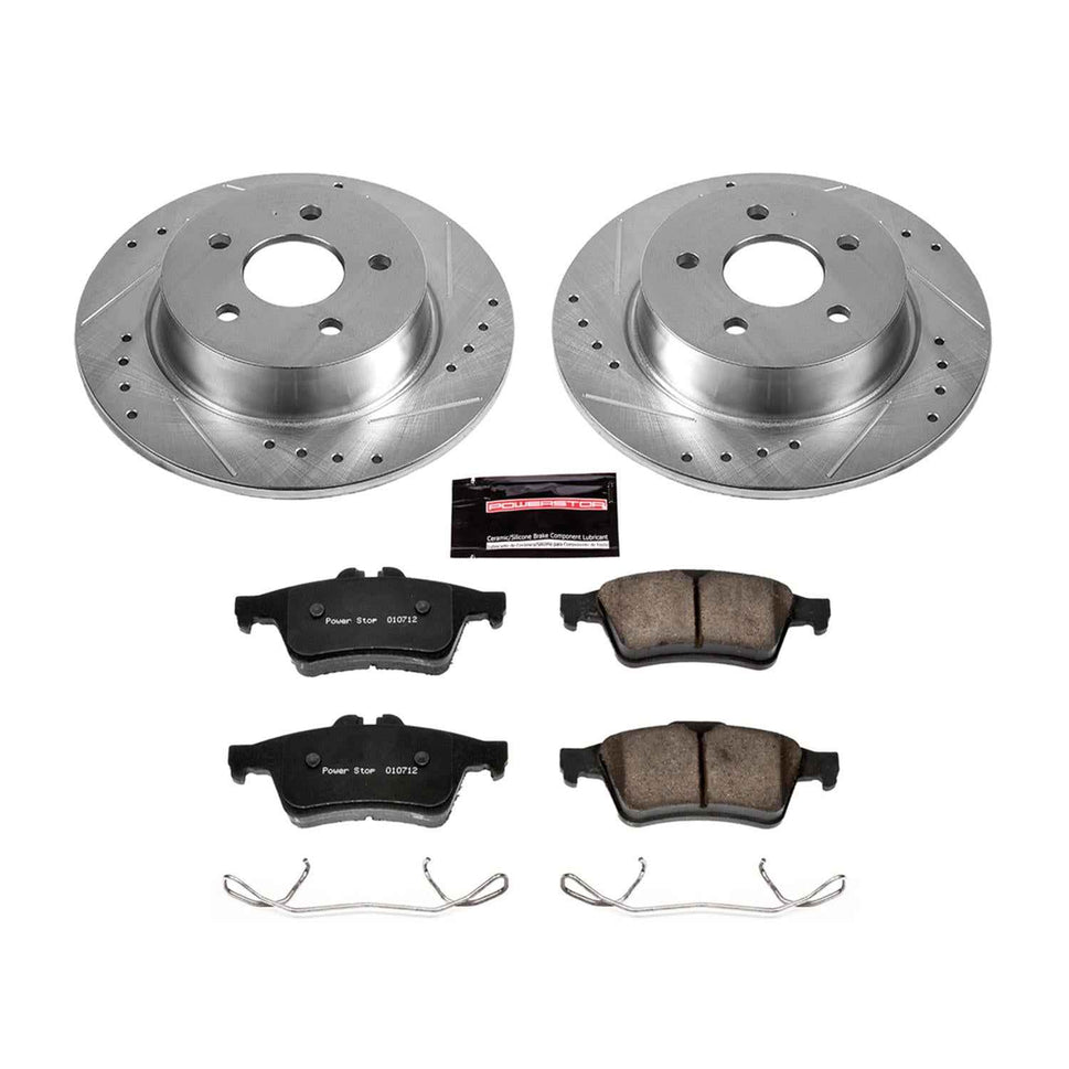 PowerStop Z23 Evolution Sport Brake Upgrade Kits for 2013-2018 C-MAX, 2013-2016 ESCAPE, 2014-2018 TRANSIT CONNECT - K6398