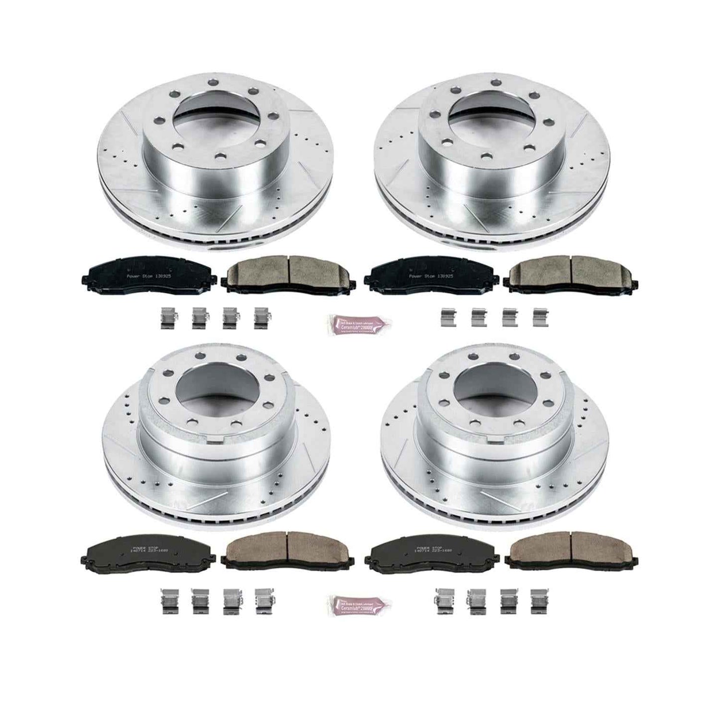 PowerStop Z23 Evolution Sport Brake Upgrade Kits for 2012-2022 F-250 SUPER DUTY, 2013-2022 F-350 SUPER DUTY - K6405