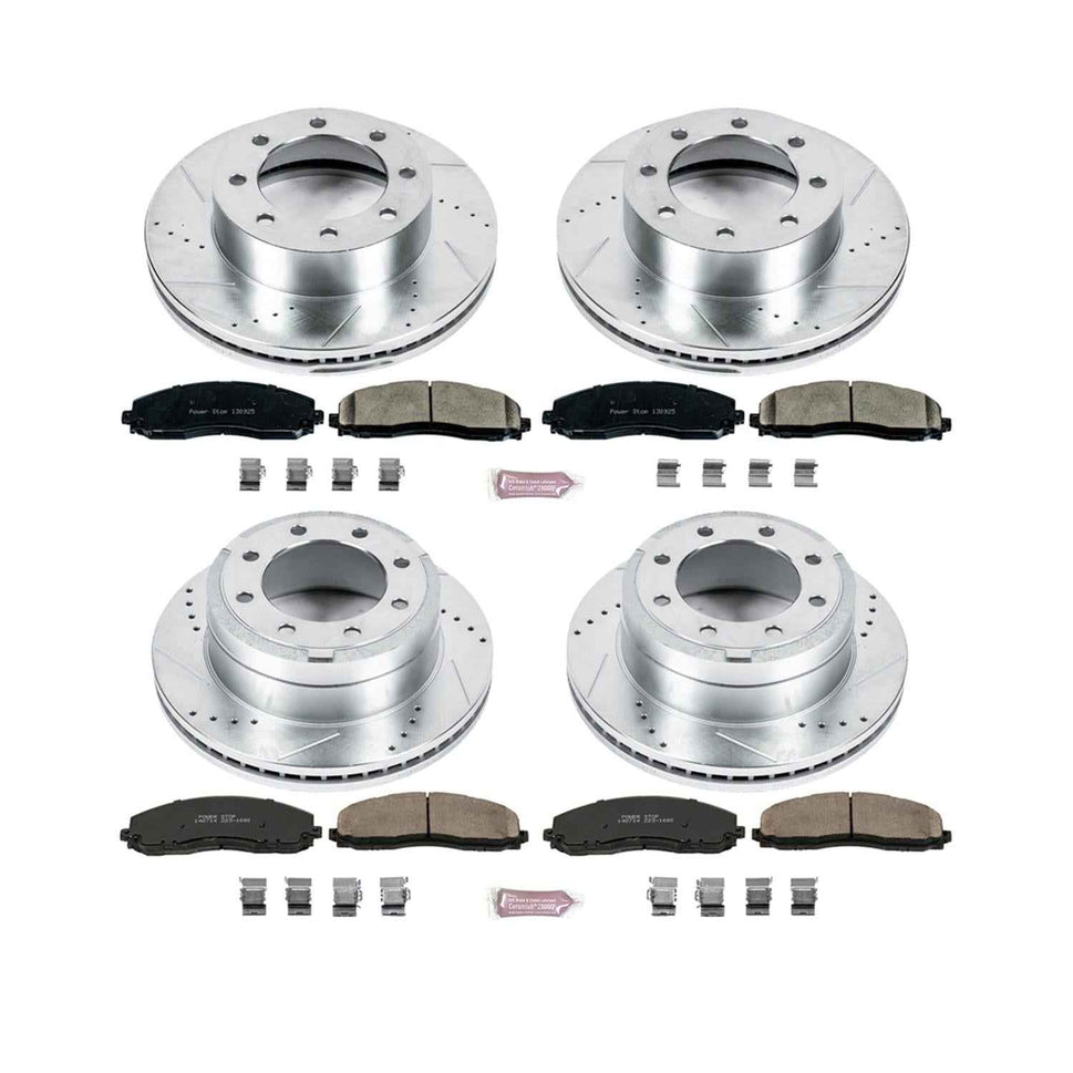 PowerStop Z23 Evolution Sport Brake Upgrade Kits for 2012-2022 F-250 SUPER DUTY, 2013-2022 F-350 SUPER DUTY - K6405