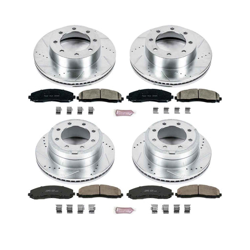 PowerStop Z23 Evolution Sport Brake Upgrade Kits for 2012-2022 F-250 SUPER DUTY, 2013-2022 F-350 SUPER DUTY - K6405 PowerStop Autoparts
