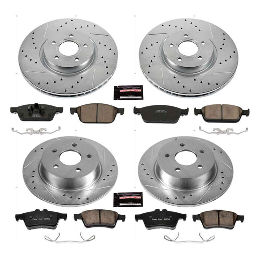 PowerStop Z23 Evolution Sport Brake Upgrade Kits for 2013-2016 ESCAPE, 2014-2018 TRANSIT CONNECT - K6478 PowerStop Autoparts