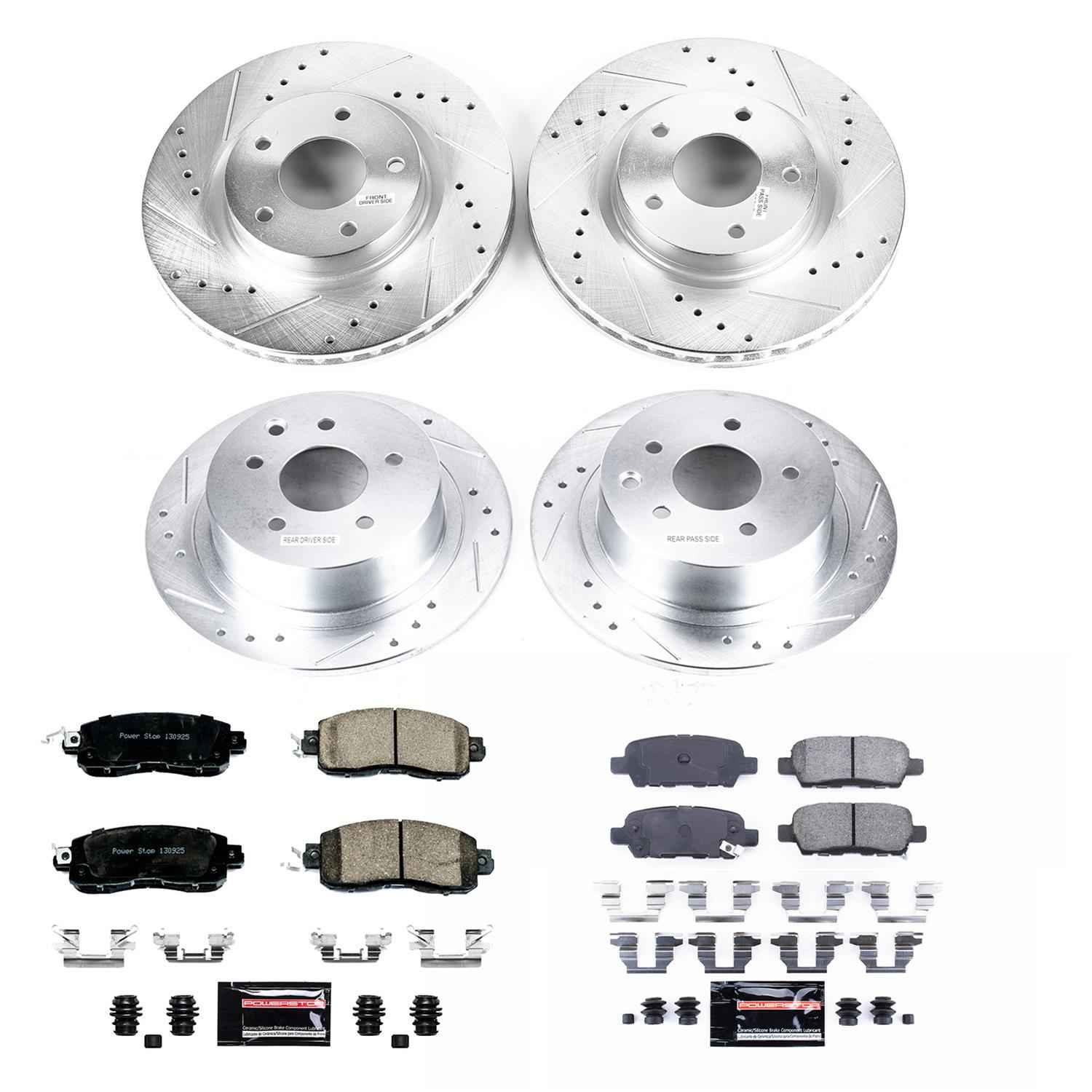 PowerStop Z23 Evolution Sport Brake Upgrade Kits for 2013-2024 ALTIMA - K6495