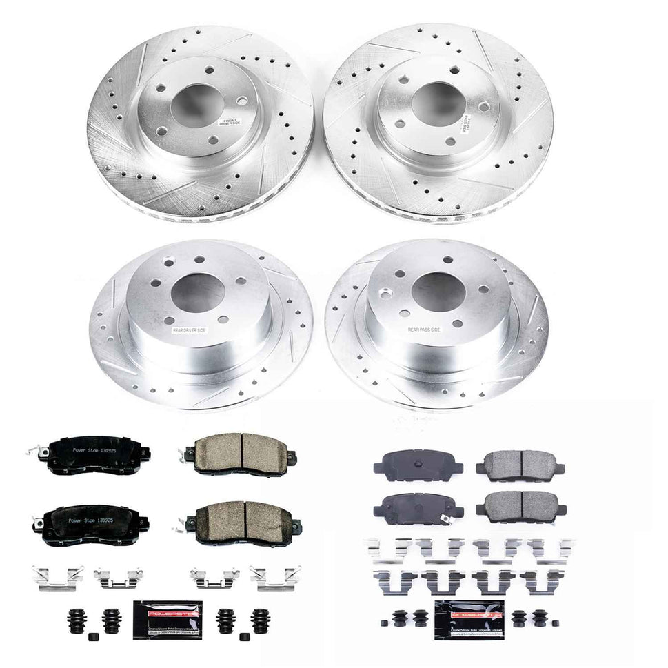 PowerStop Z23 Evolution Sport Brake Upgrade Kits for 2013-2024 ALTIMA - K6495