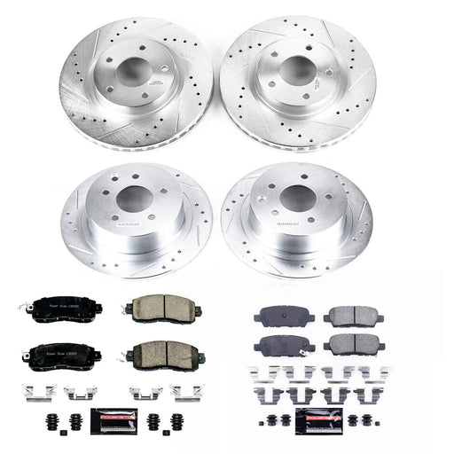 PowerStop Z23 Evolution Sport Brake Upgrade Kits for 2013-2024 ALTIMA - K6495 PowerStop Autoparts