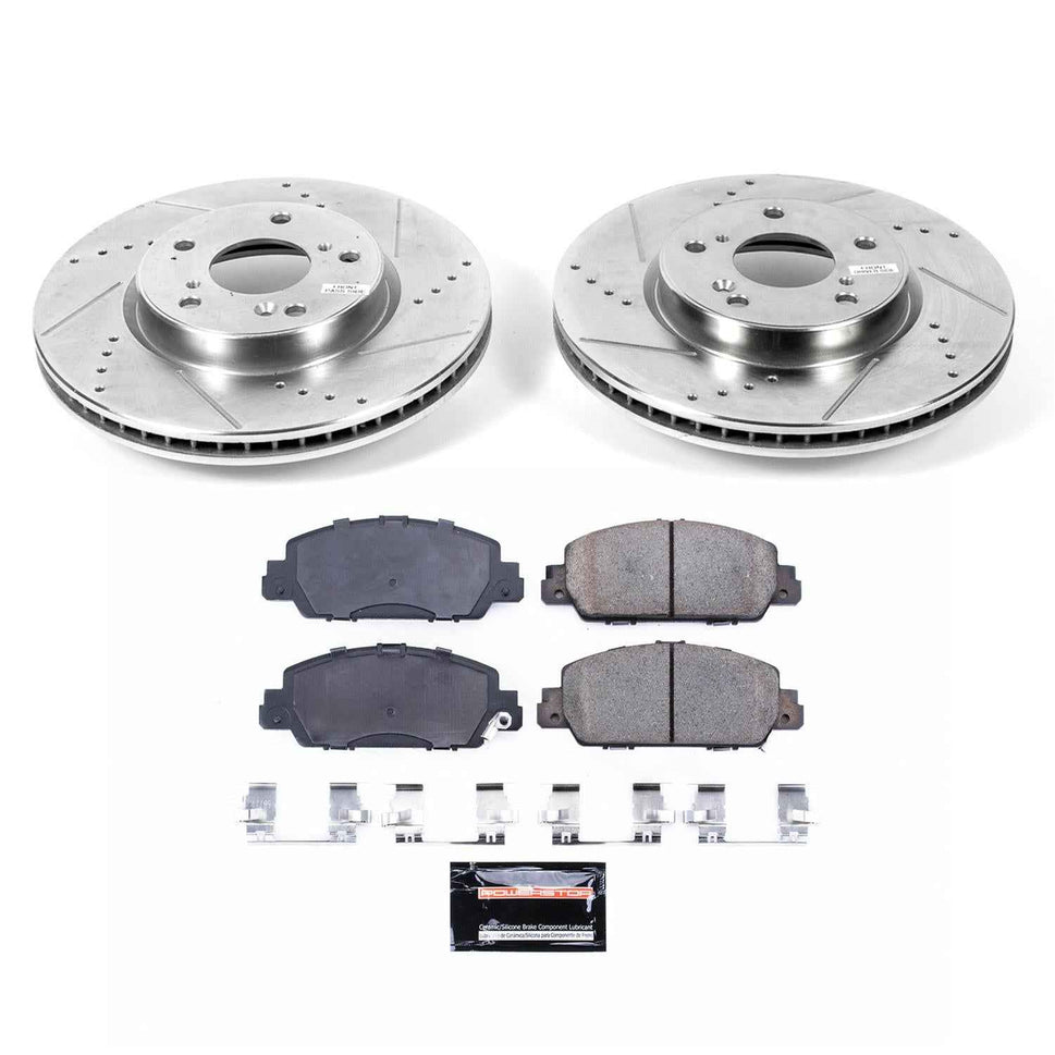 PowerStop Z23 Evolution Sport Brake Upgrade Kits for 2013-2022 ACCORD - K6515
