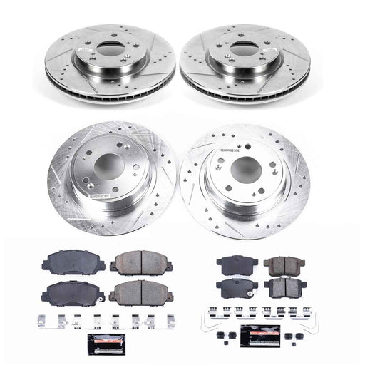 PowerStop Z23 Evolution Sport Brake Upgrade Kits for 2013-2017 ACCORD - K6516 PowerStop Autoparts