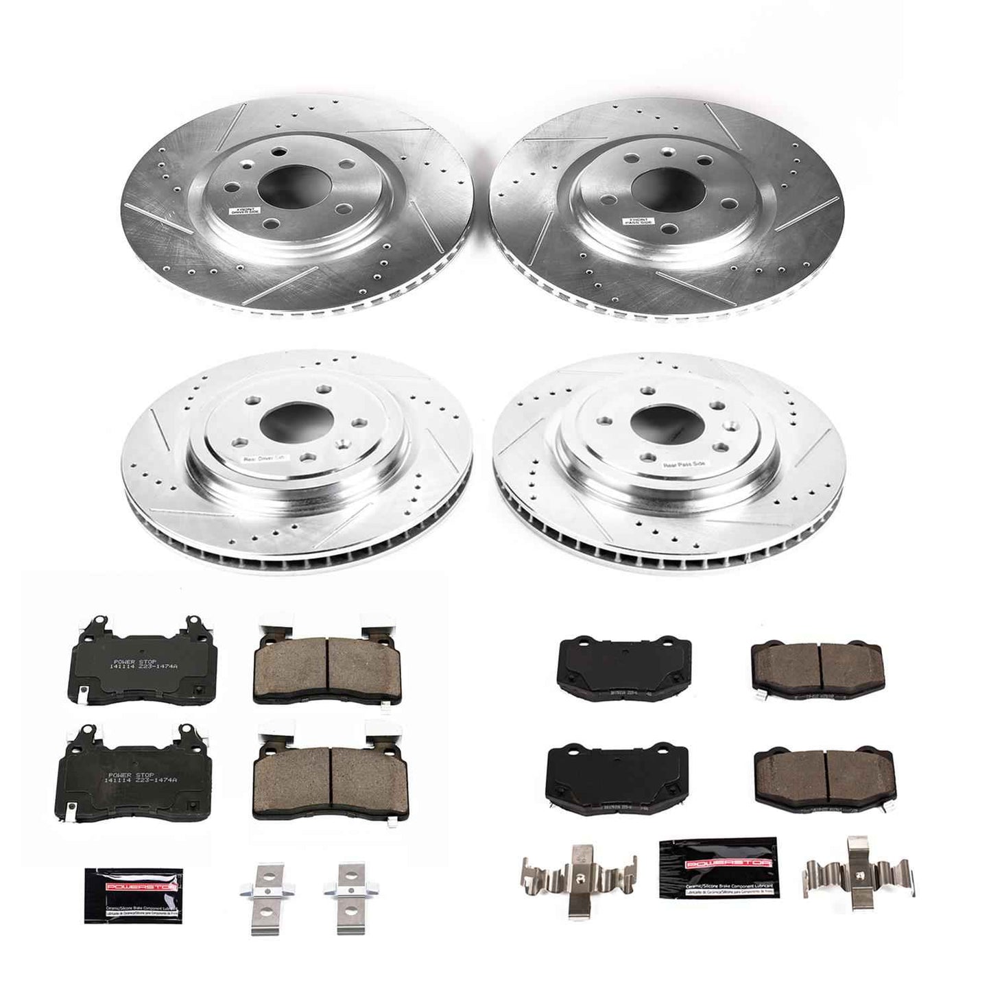 PowerStop Z23 Evolution Sport Brake Upgrade Kits for 2014-2019 CORVETTE - K6523