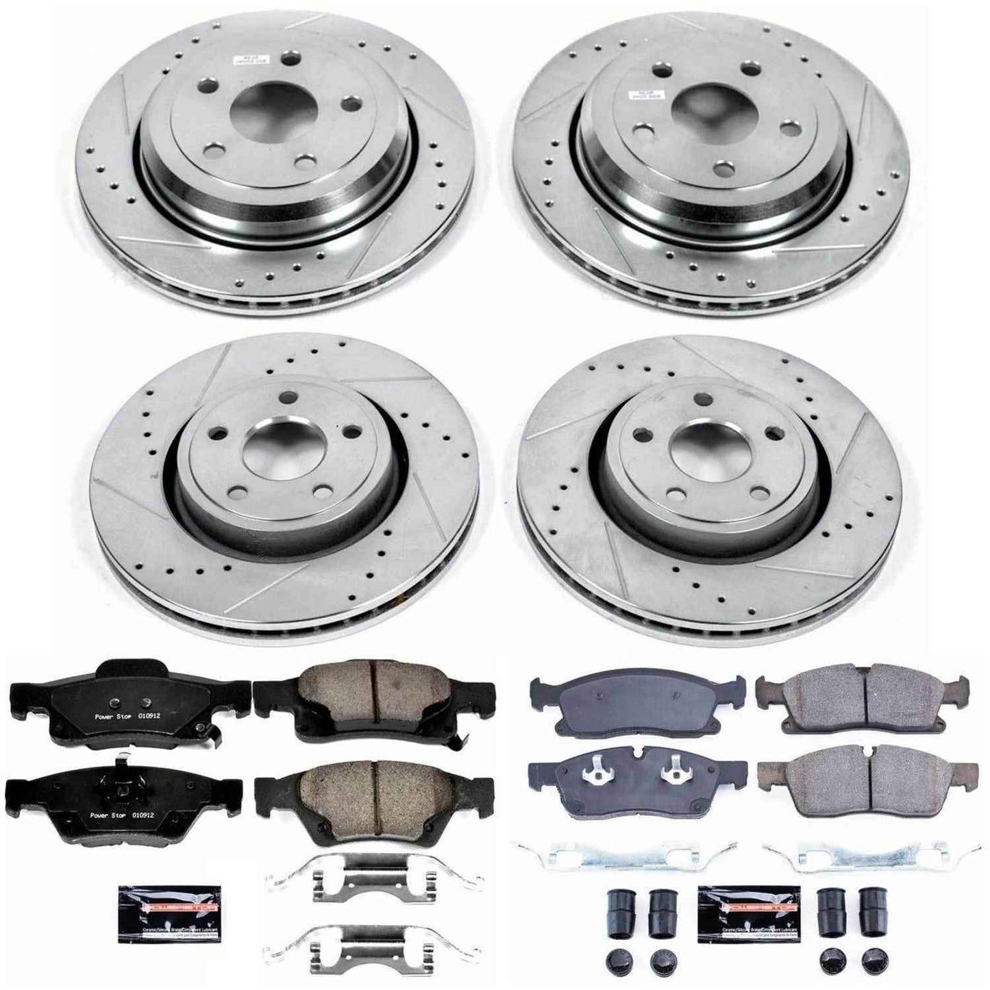 PowerStop Z23 Evolution Sport Brake Upgrade Kits for 2012-2020 DURANGO, 2013-2015 GRAND CHEROKEE - K6537