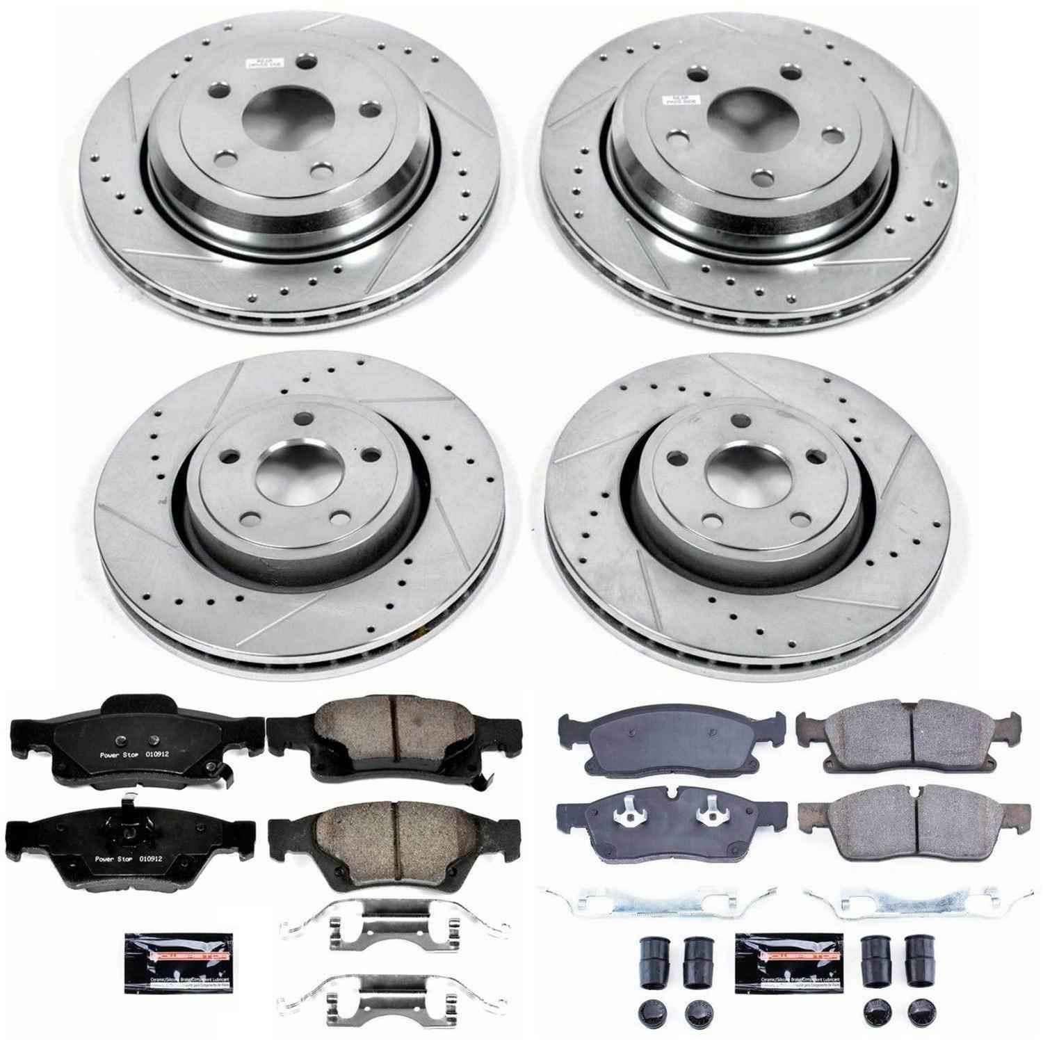 PowerStop Z23 Evolution Sport Brake Upgrade Kits for 2012-2020 DURANGO, 2013-2015 GRAND CHEROKEE - K6537
