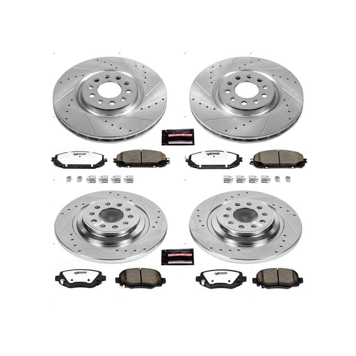 PowerStop Z36 Truck and Tow Brake Upgrade Kits for 2014-2015 CHEROKEE - K6541-36 PowerStop Autoparts