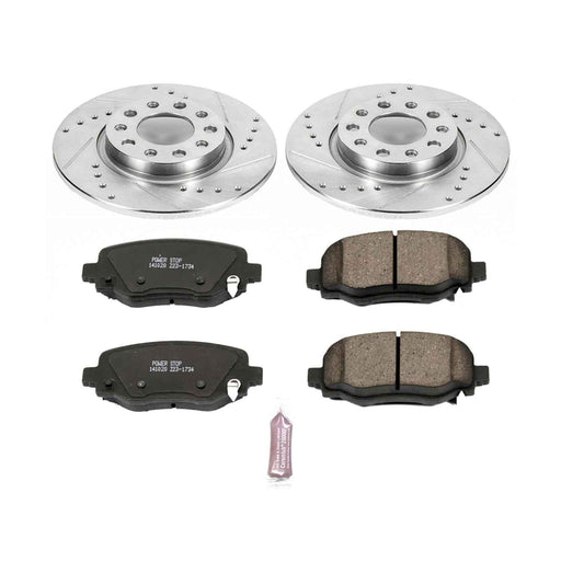 PowerStop Z23 Evolution Sport Brake Upgrade Kits for 2015-2017 200, 2014-2022 CHEROKEE - K6543 PowerStop Autoparts