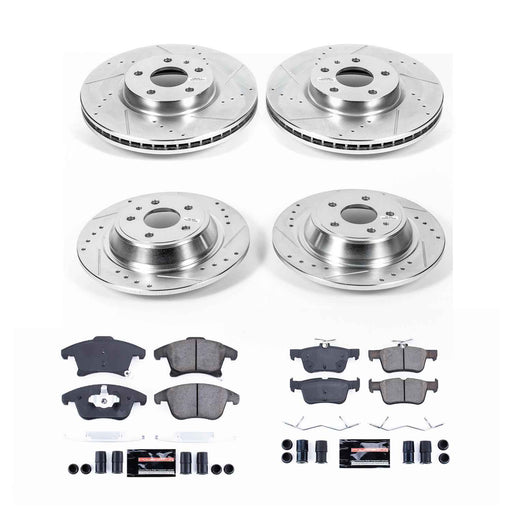 PowerStop Z23 Evolution Sport Brake Upgrade Kits for 2013-2016 FUSION, MKZ - K6556 PowerStop Autoparts