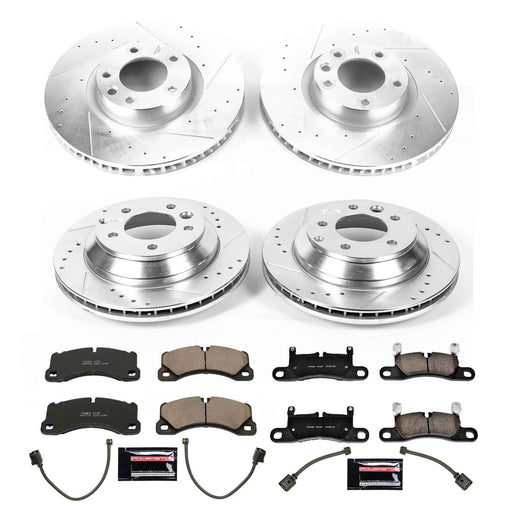 PowerStop Z23 Evolution Sport Brake Upgrade Kits for 2011-2012 CAYENNE, 2011-2015 TOUAREG - K6650 PowerStop Autoparts