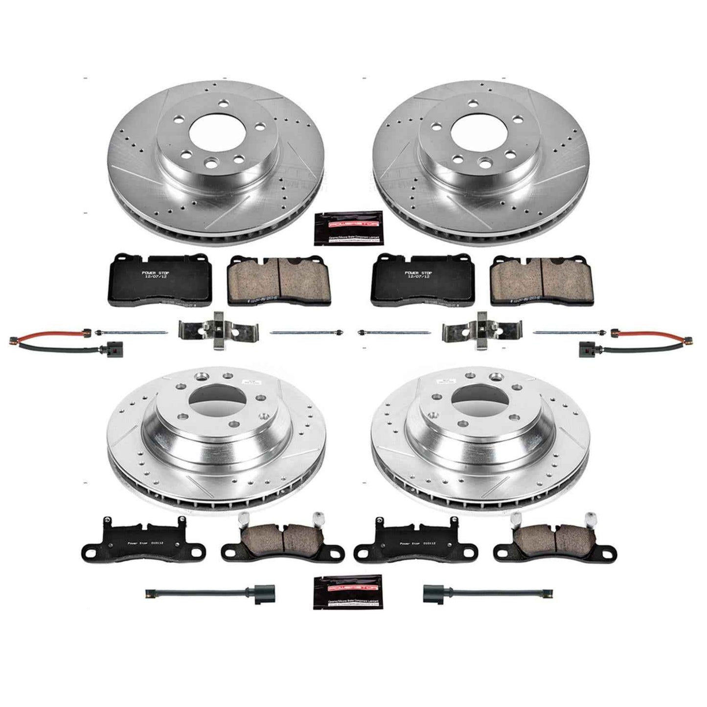 PowerStop Z23 Evolution Sport Brake Upgrade Kits for 2011-2017 TOUAREG - K6724