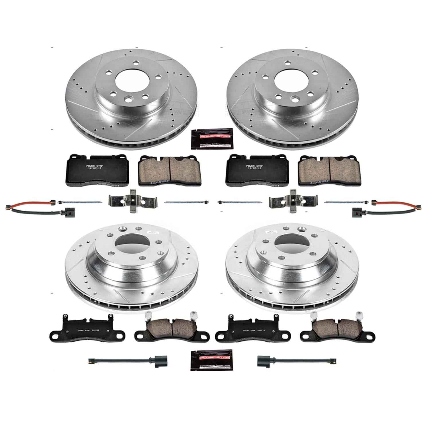 PowerStop Z23 Evolution Sport Brake Upgrade Kits for 2011-2017 TOUAREG - K6724