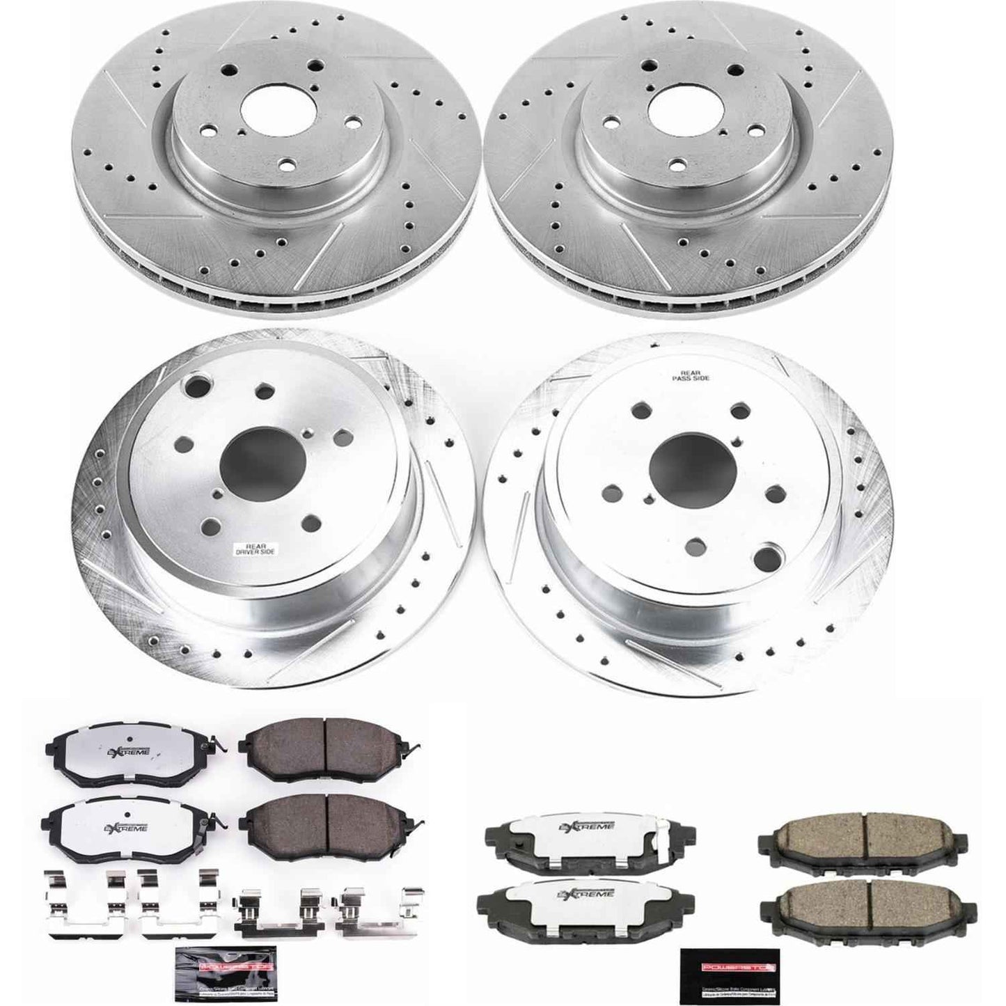 PowerStop Z26 Street Warrior Brake Upgrade Kits for 2015-2021 WRX - K6932-26