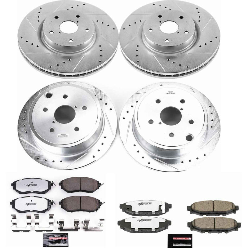 PowerStop Z26 Street Warrior Brake Upgrade Kits for 2015-2021 WRX - K6932-26 PowerStop Autoparts