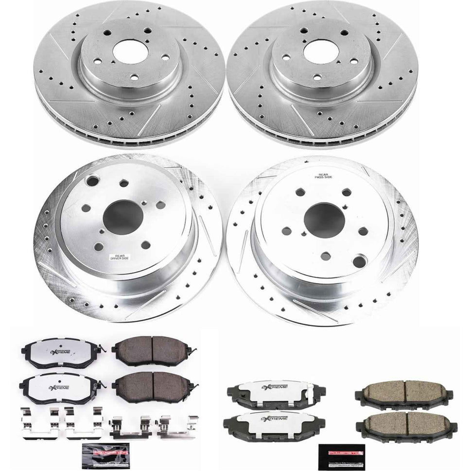 PowerStop Z26 Street Warrior Brake Upgrade Kits for 2015-2021 WRX - K6932-26