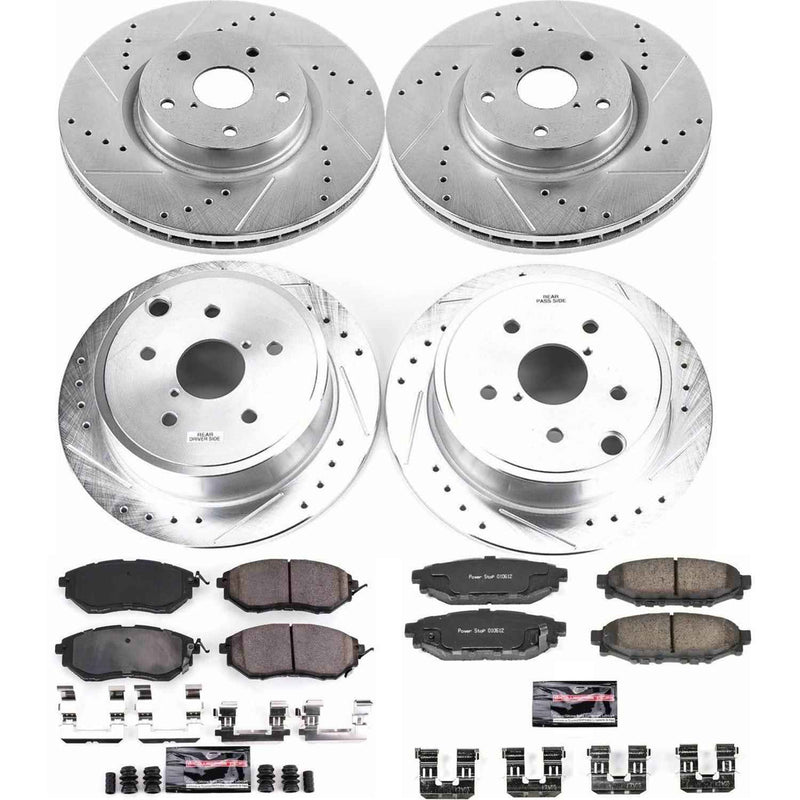 PowerStop Z23 Evolution Sport Brake Upgrade Kits for 2015-2021 WRX - K6932 PowerStop Autoparts