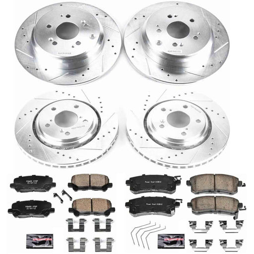 PowerStop Z23 Evolution Sport Brake Upgrade Kits for 2015-2017 ODYSSEY - K6958 PowerStop Autoparts