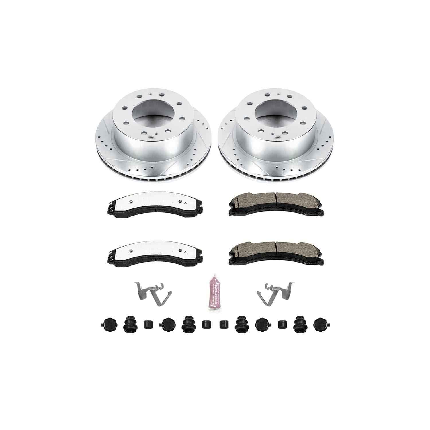PowerStop Z36 Truck and Tow Brake Upgrade Kits for 2015-2019 SIERRA 2500 HD, SILVERADO 2500 HD, 2016-2019 SUBURBAN 3500 HD - K6993-36