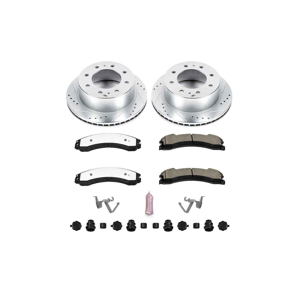 PowerStop Z36 Truck and Tow Brake Upgrade Kits for 2015-2019 SIERRA 2500 HD, SILVERADO 2500 HD, 2016-2019 SUBURBAN 3500 HD - K6993-36