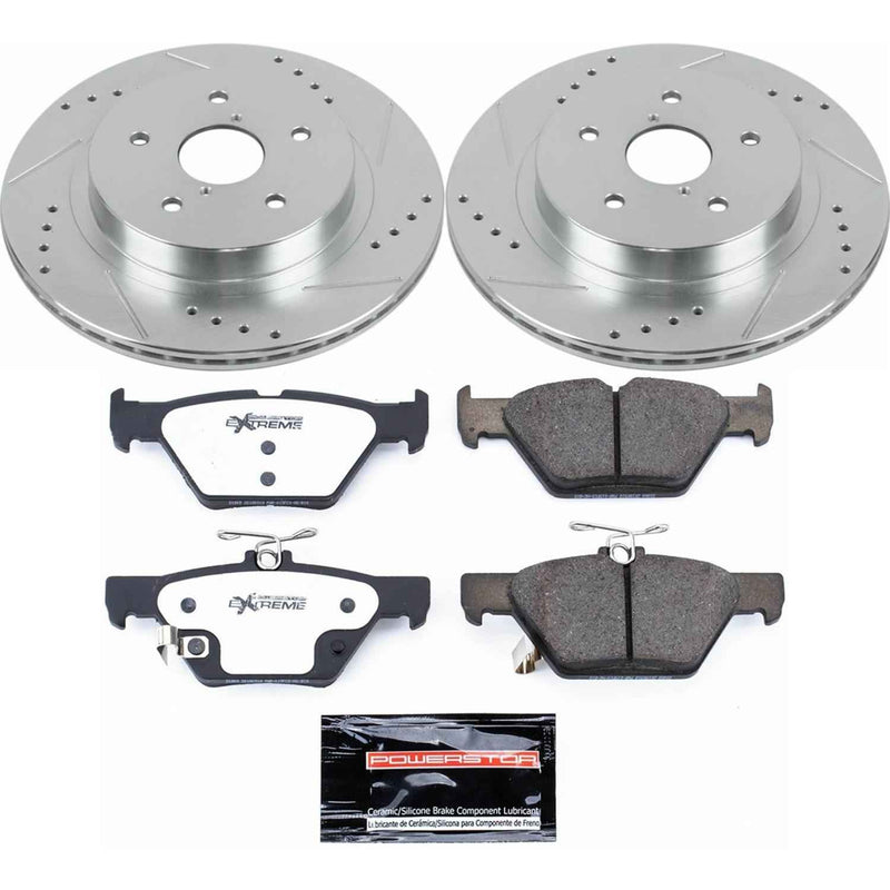 PowerStop Z26 Street Warrior Brake Upgrade Kits for 2015-2022 LEGACY, 2015-2023 OUTBACK, 2016-2024 WRX - K7039-26 PowerStop Autoparts