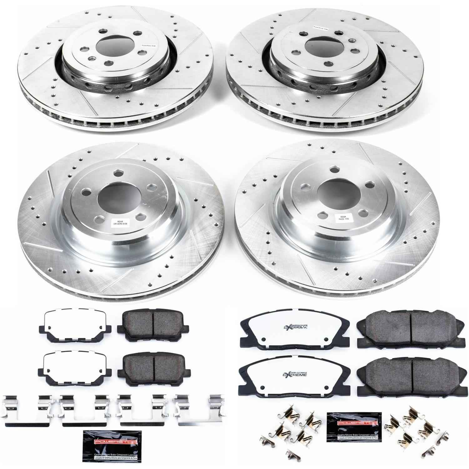 PowerStop Z26 Street Warrior Brake Upgrade Kits for 2014-2023 CHARGER - K7051-26