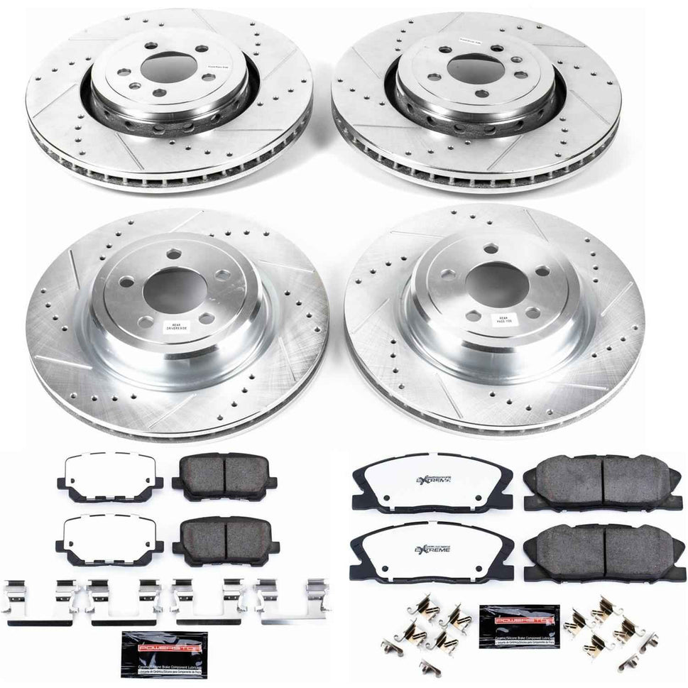PowerStop Z26 Street Warrior Brake Upgrade Kits for 2014-2023 CHARGER - K7051-26