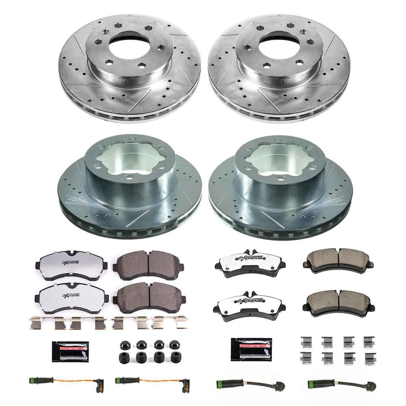 PowerStop Z36 Truck and Tow Brake Upgrade Kits K7112-36 PowerStop Autoparts