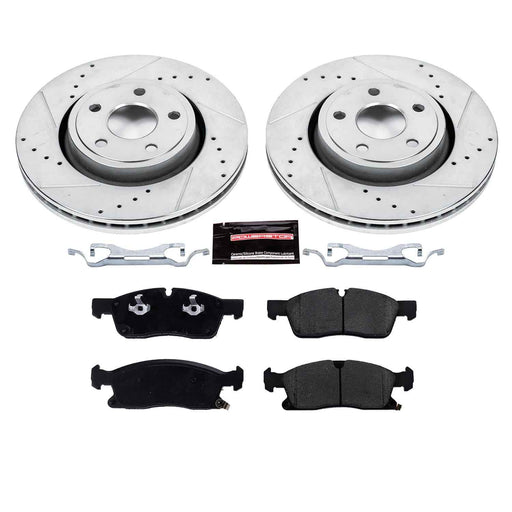 PowerStop Z23 Evolution Sport Brake Upgrade Kits for 2021-2024 DURANGO, 2016-2021 GRAND CHEROKEE, 2022 GRAND CHEROKEE WK - K7133 PowerStop Autoparts