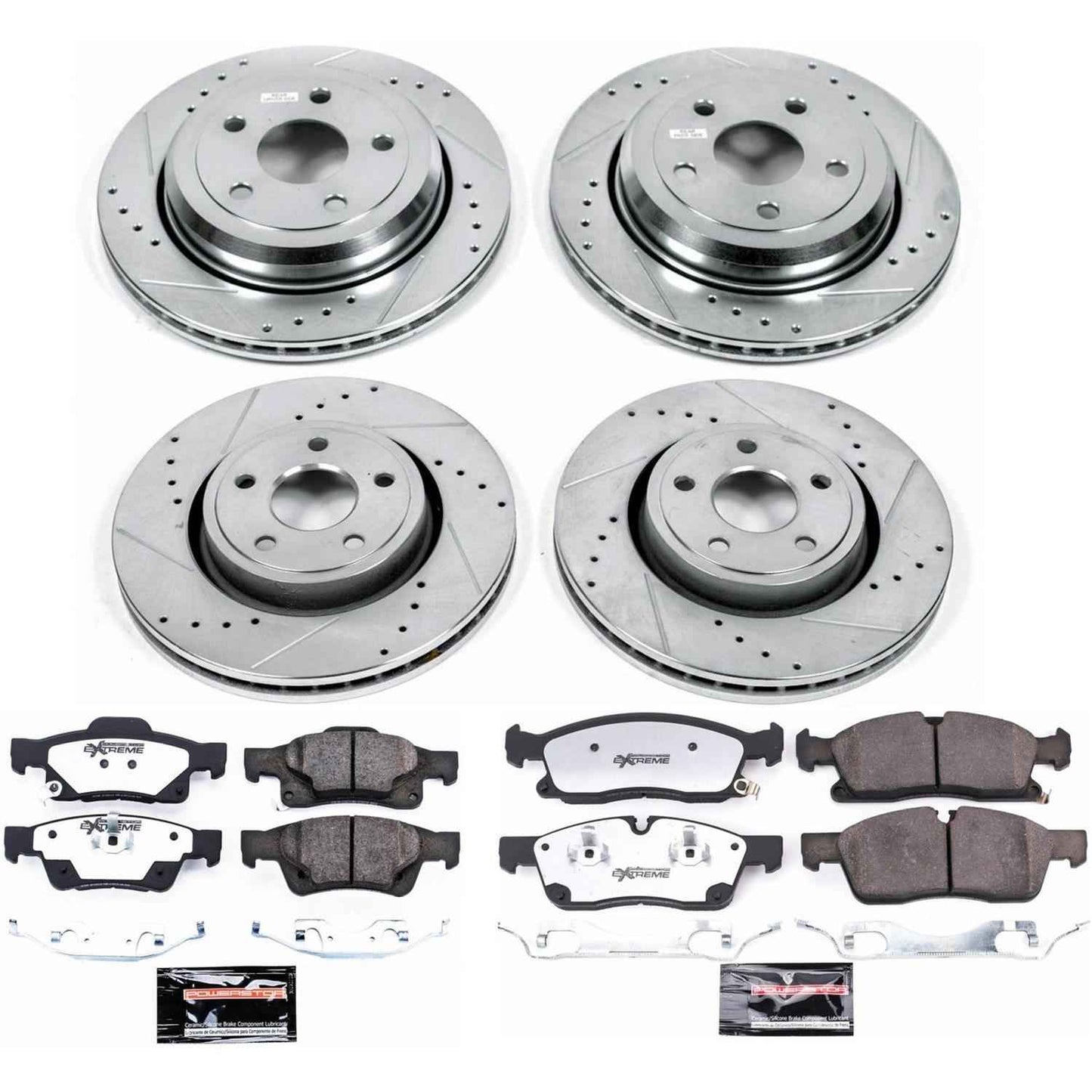 PowerStop Z36 Truck and Tow Brake Upgrade Kits for 2021-2024 DURANGO, 2016-2021 GRAND CHEROKEE, 2022 GRAND CHEROKEE WK - K7136-36