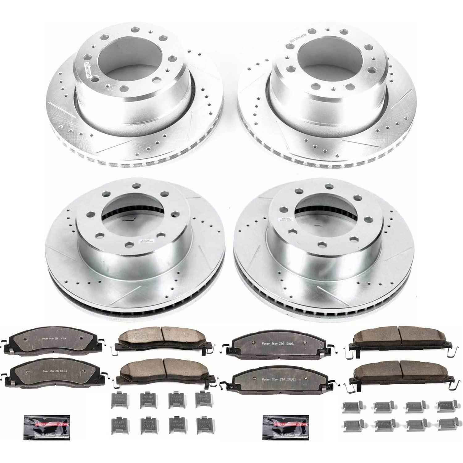 PowerStop Z36 Truck and Tow Brake Upgrade Kits for 2013-2018 3500 - K7141-36