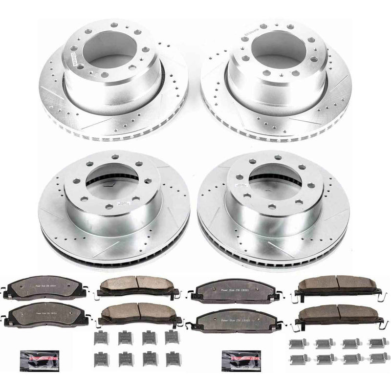 PowerStop Z36 Truck and Tow Brake Upgrade Kits for 2013-2018 3500 - K7141-36 PowerStop Autoparts