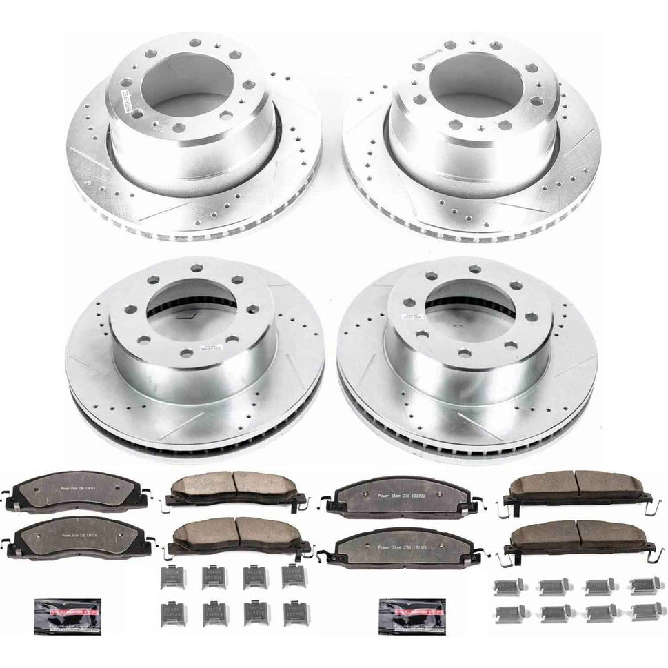 PowerStop Z36 Truck and Tow Brake Upgrade Kits for 2013-2018 3500 - K7141-36