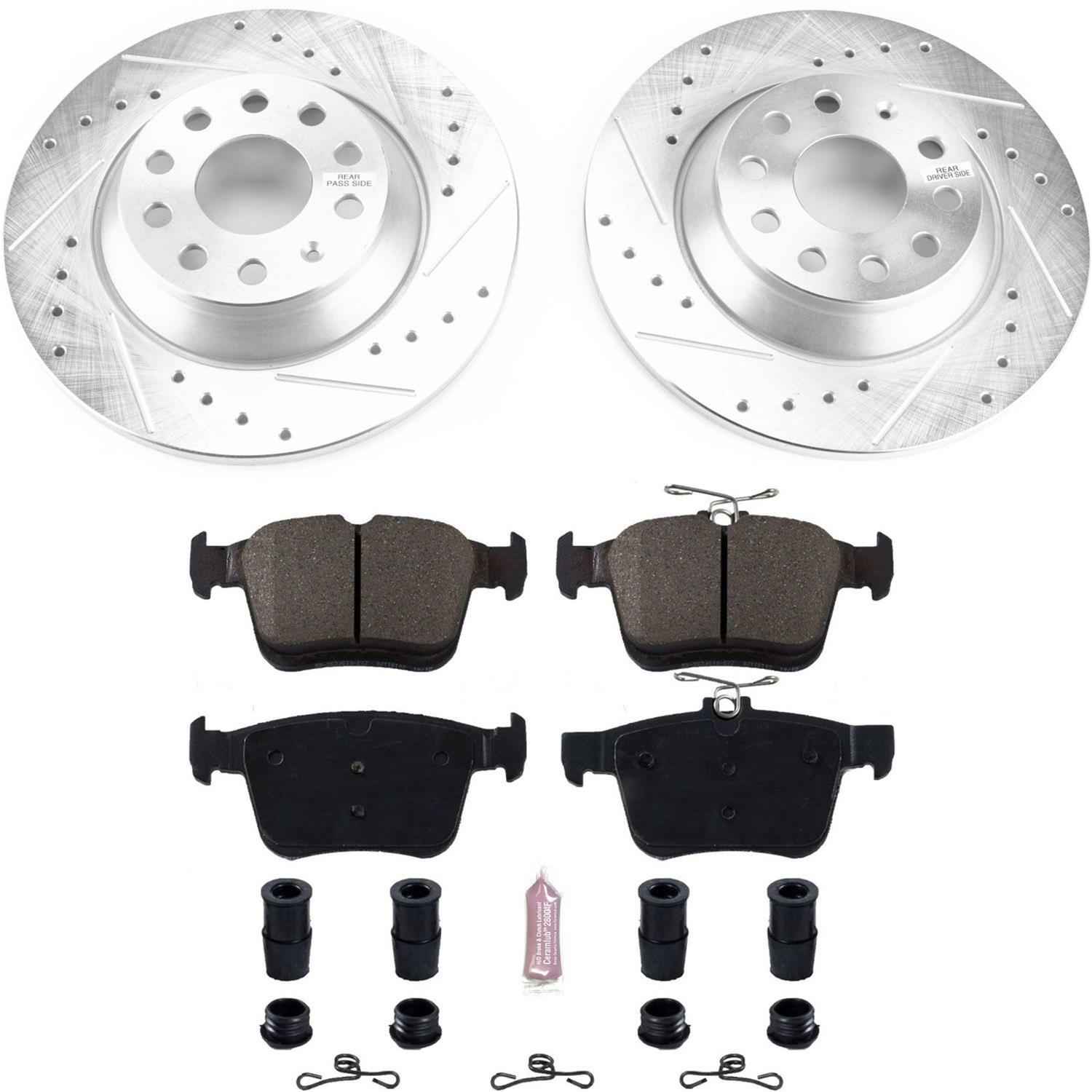 PowerStop Z23 Evolution Sport Brake Upgrade Kits K7176