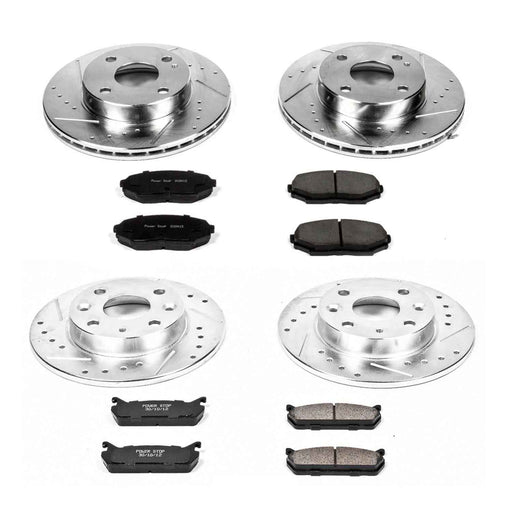 PowerStop Z23 Evolution Sport Brake Upgrade Kits for 1990-1993 MIATA - K718 PowerStop Autoparts