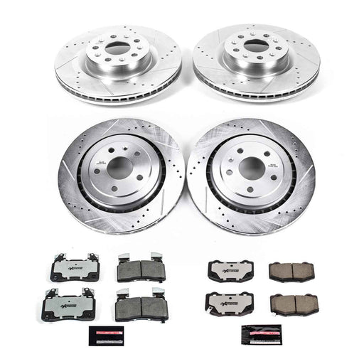 PowerStop Z26 Street Warrior Brake Upgrade Kits for 2016-2023 CAMARO - K7226-26 PowerStop Autoparts