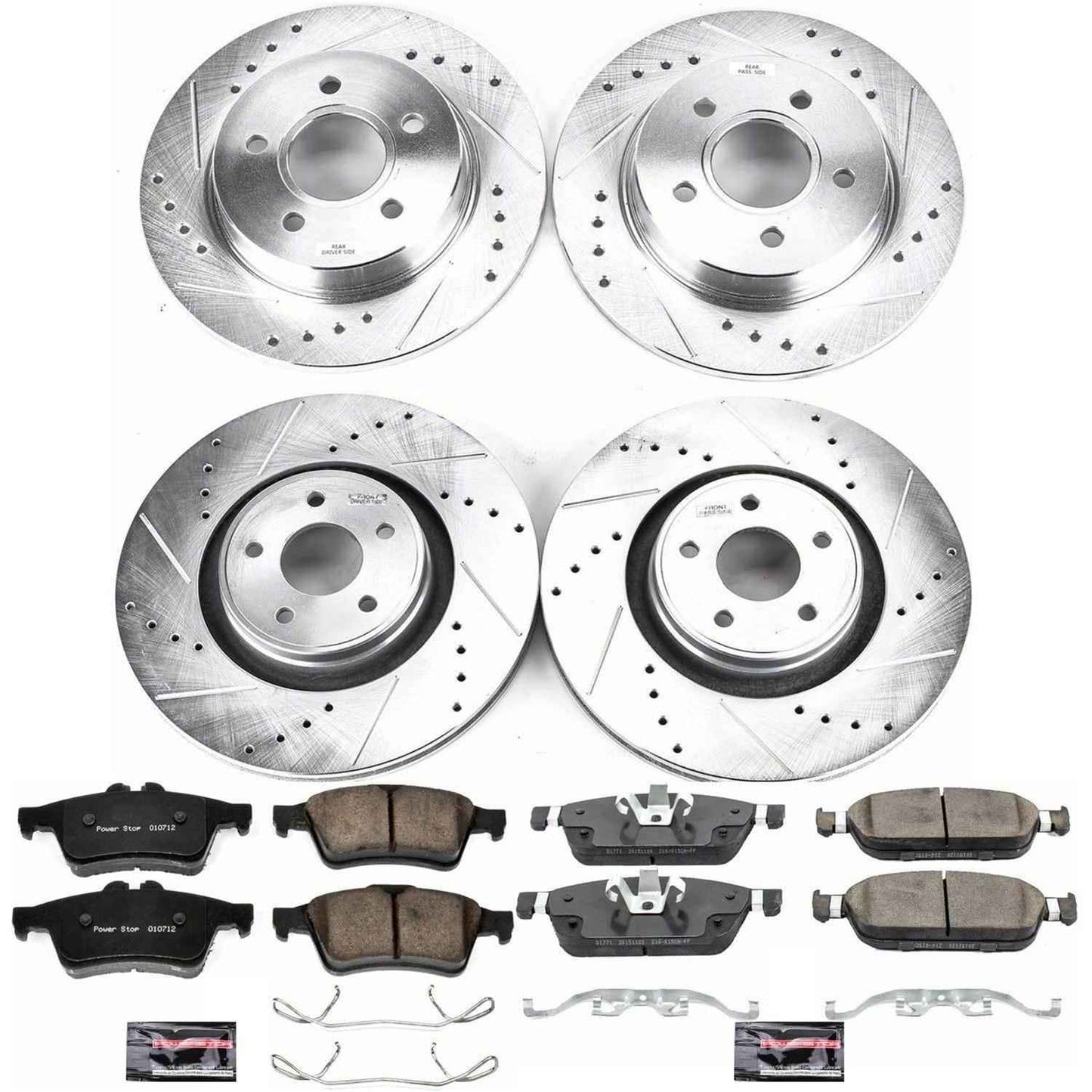 PowerStop Z23 Evolution Sport Brake Upgrade Kits for 2014-2018 FOCUS - K7233