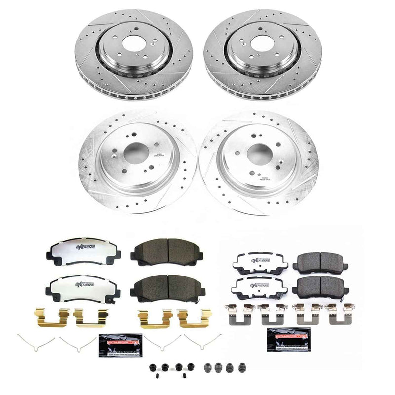 PowerStop Z26 Street Warrior Brake Upgrade Kits for 2015-2020 TLX - K7284-26 PowerStop Autoparts