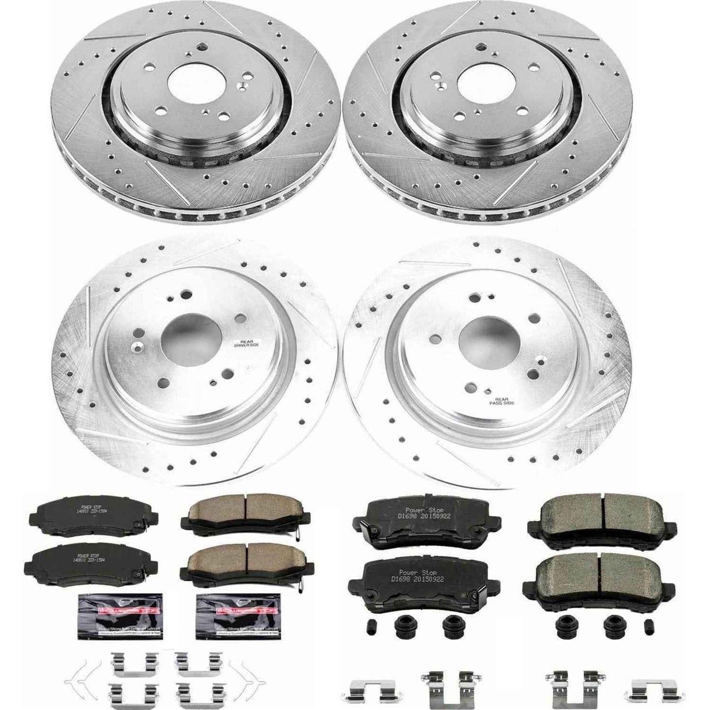 PowerStop Z23 Evolution Sport Brake Upgrade Kits for 2015-2020 TLX - K7284