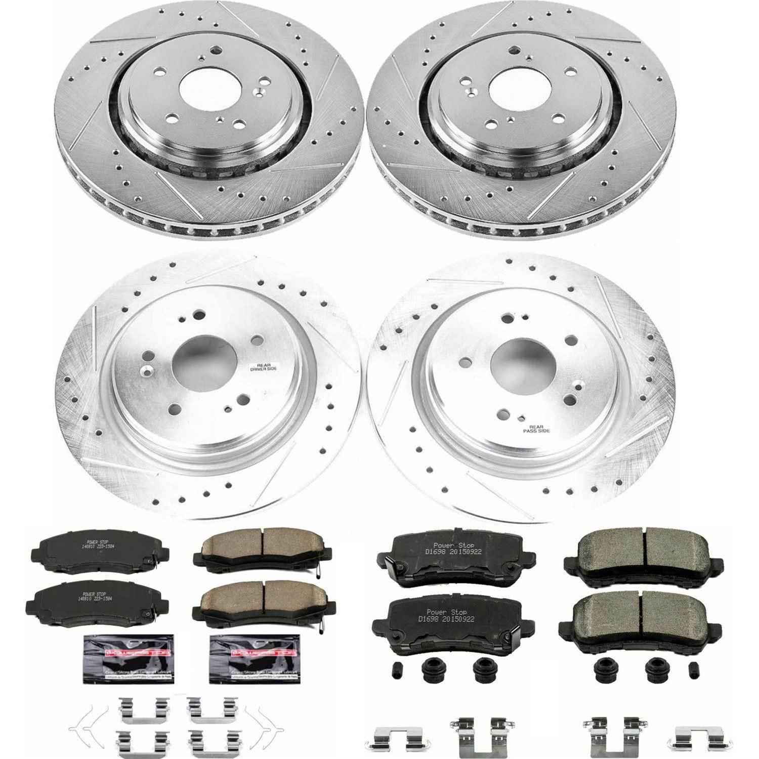 PowerStop Z23 Evolution Sport Brake Upgrade Kits for 2015-2020 TLX - K7284