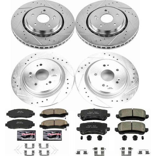 PowerStop Z23 Evolution Sport Brake Upgrade Kits for 2015-2020 TLX - K7284 PowerStop Autoparts