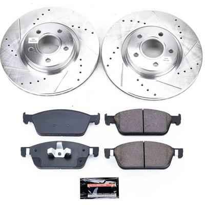 PowerStop Z23 Evolution Sport Brake Upgrade Kits for 2017-2019 ESCAPE, MKC - K7338 PowerStop Autoparts