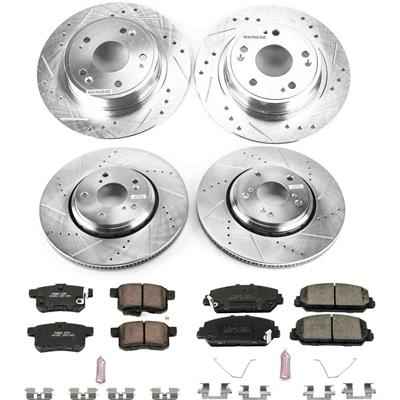 PowerStop Z23 Evolution Sport Brake Upgrade Kits for 2016-2017 ACCORD - K7348 PowerStop Autoparts