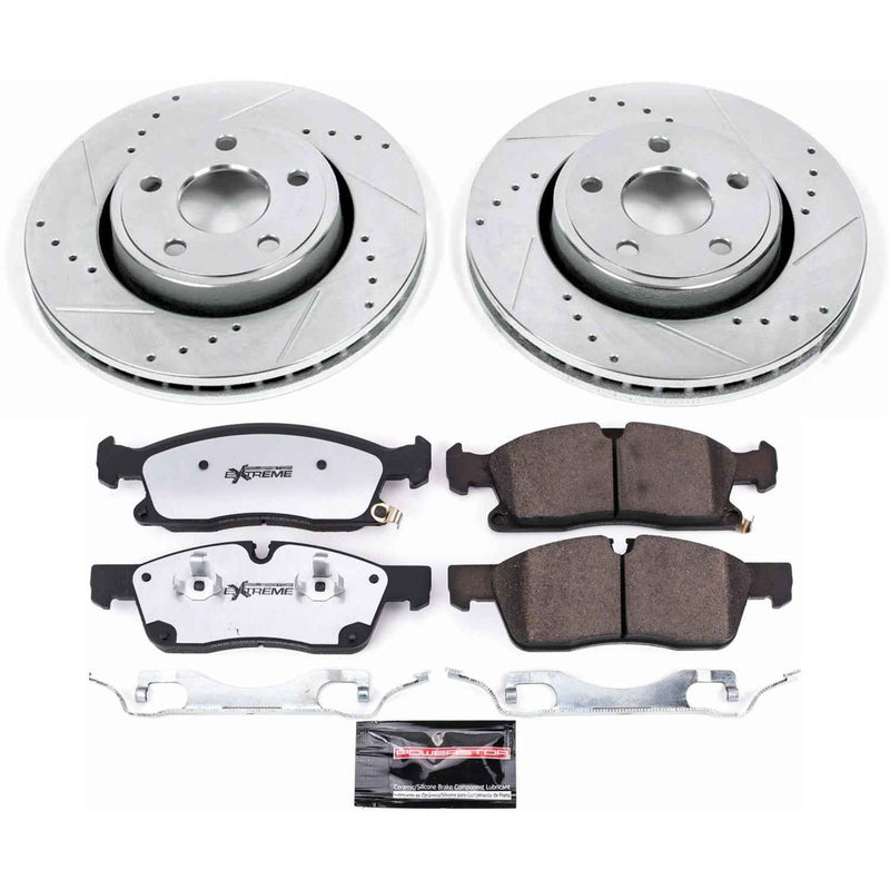 PowerStop Z36 Truck and Tow Brake Upgrade Kits for 2017-2020 GRAND CHEROKEE - K7412-36 PowerStop Autoparts