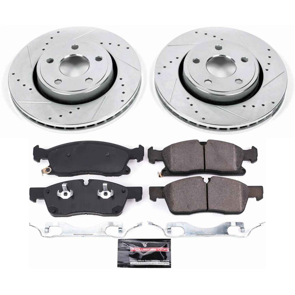 PowerStop Z23 Evolution Sport Brake Upgrade Kits for 2017-2020 GRAND CHEROKEE - K7412
