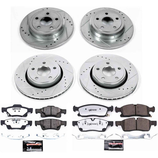 PowerStop Z36 Truck and Tow Brake Upgrade Kits for 2017-2020 GRAND CHEROKEE - K7413-36 PowerStop Autoparts