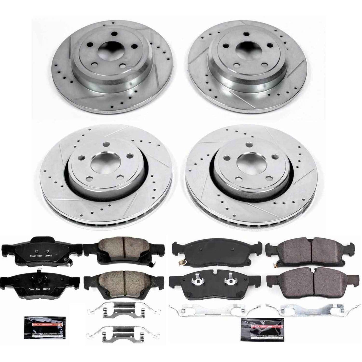 PowerStop Z23 Evolution Sport Brake Upgrade Kits for 2017-2020 GRAND CHEROKEE - K7413